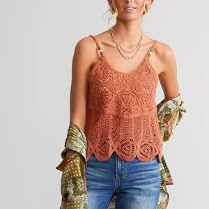 Miss Me Crochet Tank Top